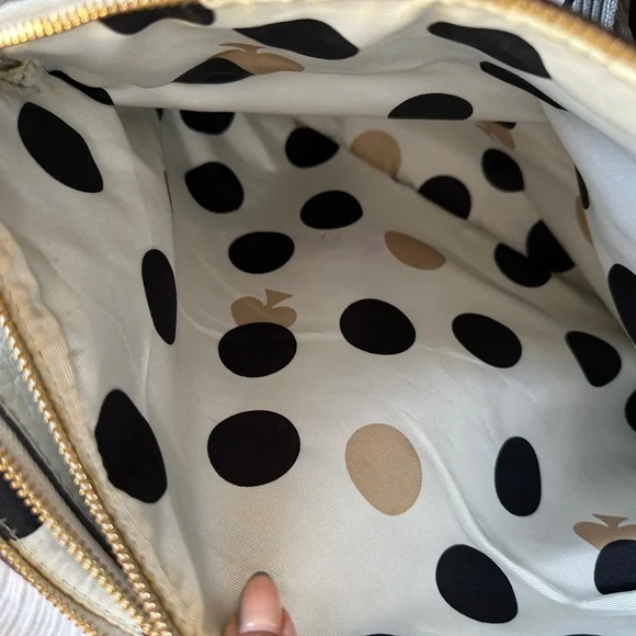 Kate Spade Maise Grove Court Pebbled Leather
purse Gray - Picture 12 of 14